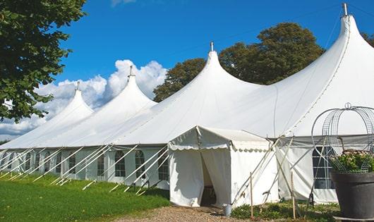 multiple portable restrooms for large-scale events, ensuring availability for all guests in Little Canada, MN